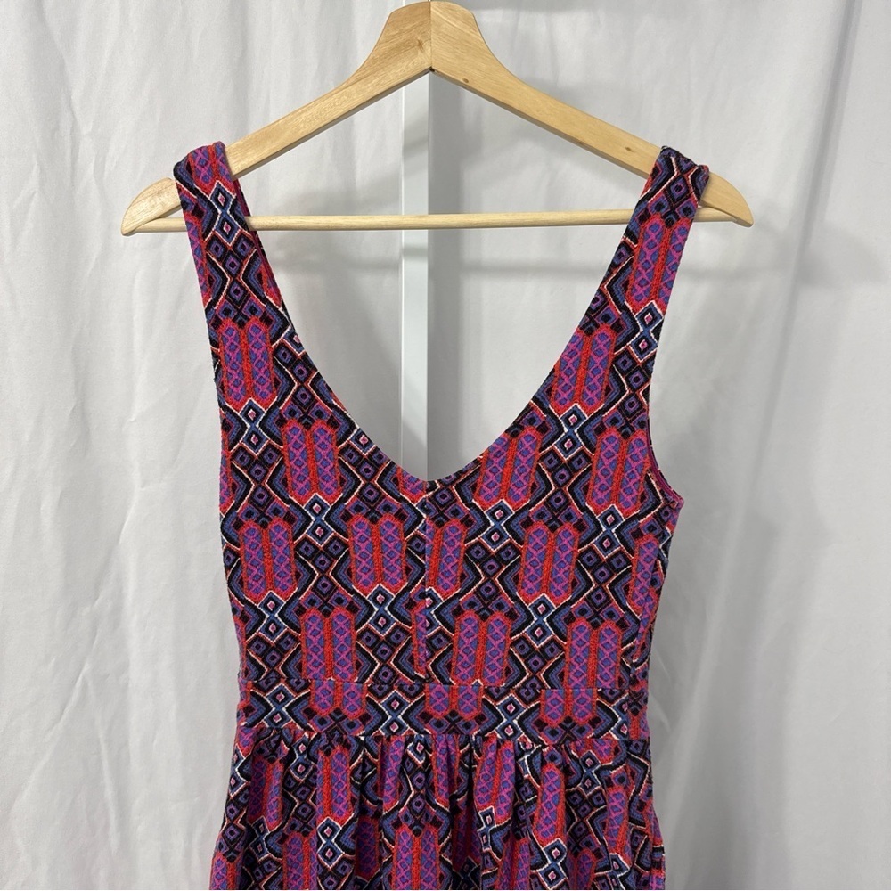 Maeve Pink and Orange Patterned Dress - Picture 7 of 12